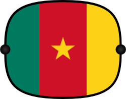 Sun Shade with Flag - Cameroon