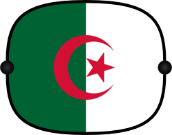 Sun Shade with Flag - Algeria