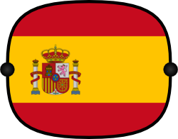 Sun Shade with Flag - Spain