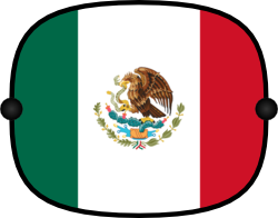 Sun Shade with Flag - Mexico