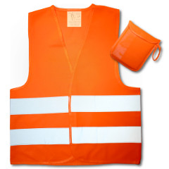 reflective vest, high-visibility vest - Signal orange