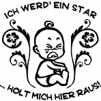 Hoffis Premium Babyaufkleber - Motiv 1292