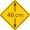 1a Road Sign XXL Aufkleber - XXL
