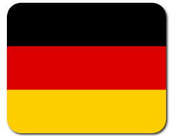 Mauspad mit Flagge - Deutschland